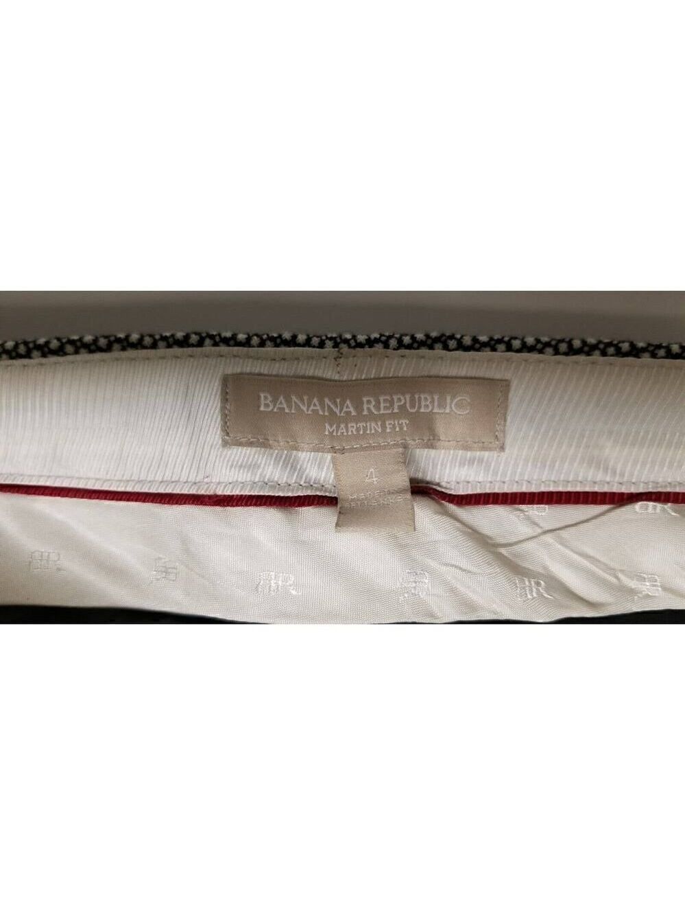 Banana Republic Stretch Size 4 Martin Fit Business / Dress Pants - Picture 5 of 6